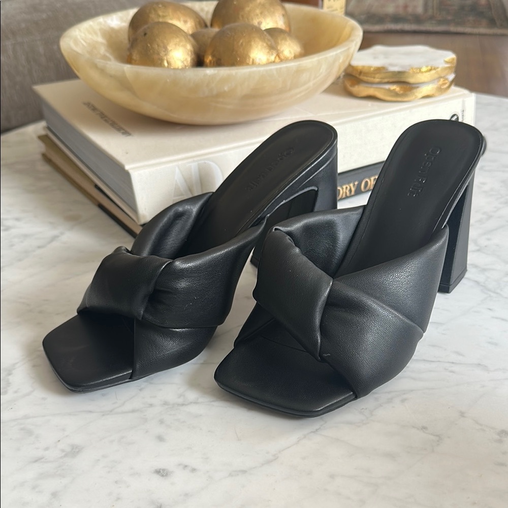 Chic Black Women's Mules